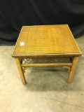 Wicker Glass Top Coffee Table. This is 22