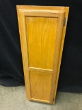  Recessed Oak Hideaway Ironing Board Cabinet. This is 48
