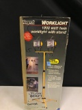 1000W Twin Work Light w/Stand New in Box. This adjustable to 6' Tall - As Pictured