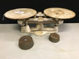 Penn Scale w/Cast Iron Base Made in Philadelphia, PA - As Pictured