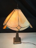 Contemporary Tiffany Style Lamp w/Metal Base. This is 31