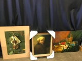 Three Prints of Board of Various Famous Art, One is Still in Packaging