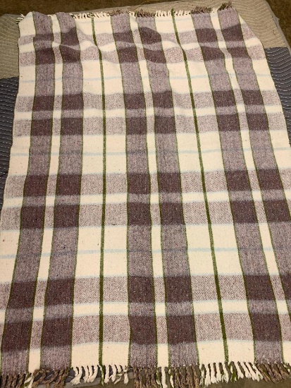 Heavy Wool Blanket, 79" x 74"