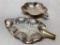 Pair of Silver Plated Spoon Rests - As Pictured
