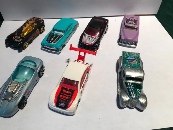 7 Various Model Hot Wheels - As Pictured