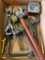 Misc Lot of Hammers, Adjustable Wrenches, Snips and More - As Pictured