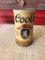 Coors Tin Canister That Held Handkerchiefs w/Lid. This is 5