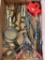 Misc Lot of Tin Snips, Vice Grips, Magnifying Glasses and More - As Pictured