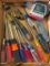 Misc Lot of Phillips Screwdrivers, Box Cutter, Measuring Tape and More - As Pictured