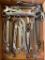 Misc Lot of Various Size Wrenches - As Pictured