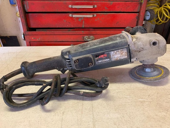 Skill Professional 7"-9" Disc Sander Model #9665. Has Electrical Tape on the Cord. Tested and Works