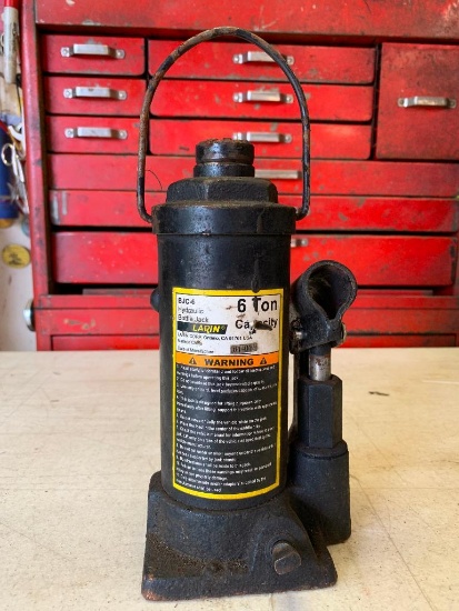 Larin Hydraulic Bottle Jack 6 Ton Capacity - As Pictured