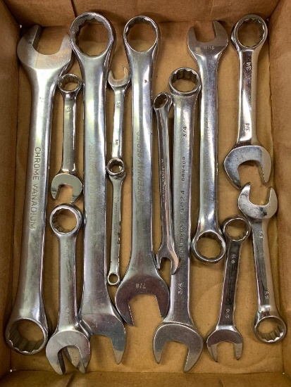 Misc Lot of 1/4" - 1" Wrenches. - As Pictured