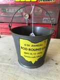 6th Annual Rod Round Up 1976 Cinncinnati Metal Bucket. This is 5