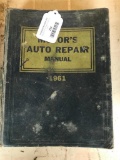 1961 Motor's Auto Repair Manual. Has Seen Some Use - As Pictured