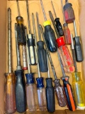 Misc Lot of Phillips and Flathead Screwdrivers - As Pictured