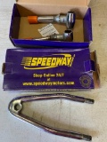Speedway Motors Hoop Style Steering Arm Ford Spindle & Chrome Spring Perch. New in Box - As Pictured