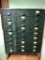 27 Drawer Metal Bin & Contents By Hobart Co, Dayton Ohio. This is 37