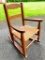 Little Cain Rocking Chair, Chunk of Cain Missing, some Wear