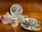 Misc Lot of Porcelain Tea Cup, Sugar & Creamer Bowl, Plate - As Pictured