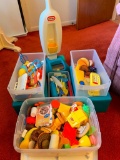 Misc Lot of Children's Toys. Includes Vacuum, Play Food, Doctor Items, Etc - As Pictured