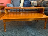 Two Tiered Hard Rock Maple Coffee Table. This is 21