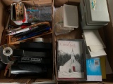 Misc Lot of Office Supplies Includes Paper Clips, Staplers, Hole Punch, Etc - As Pictured