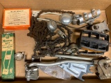 Misc Lot of Bicycle Parts Includes Petals, Chains, Reflectors, Etc - As Pictured