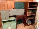 Vintage Wood Lot with Home Made Cabinets and More!