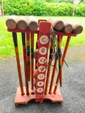 Croquet, Vintage set of Six, Well used