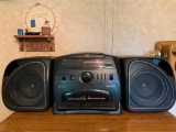 Sanyo Bass Xpander Boom Box with CD Player, Dual Cassette