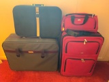 Lot of 4 Pieces of Various Luggage. Two are Pierre Cardin & One Samsonite - As Pictured