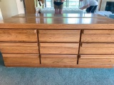 Solid Wood 9 Drawer Dresser. This is 30