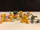 Misc Lot of Cherished Teddies figures & More - As Pictured