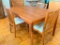 Arhaus Dining Table w/Double Leaf & 6 Chairs. This is 29