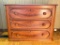 Antique 3 Drawer Wood Dresser w/No Key. This is 37