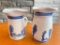 Two Old World Pottery Pitchers. They are 5