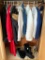 Misc Lot of 9 Ladies Coats Sizes L & XL, Umbrella, Kamik Boots Size 10 - As Pictured