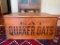 Antique Quaker Oats Wood Crate. This is 12