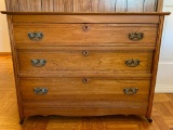 3 Drawer Wood Dresser. This is 32