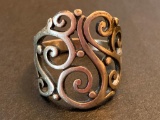 James Avery Ring Marked 925 Silver, 5.4 Grams, Size 7.5