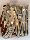 Large Lot of Stainlless Steel, Misc. Flatware - As Pictured
