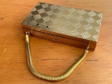 Vintage Clutch Double Side Compact w/Comb & Lipstick Holder. This is 1