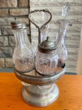 Metal Cruet Set on Stand. This is 10