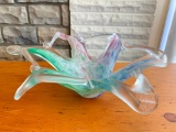 Hand Blown Glass Dish. This is 3