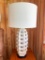 Art Deco Ceramic Lamp w/Shade. This is 31