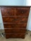 5 Drawer Dresser w/Faux Marble Top. This is 47