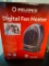 Pelonis Digital Fan Heater 120V AC, 12.5 AMP - As Pictured