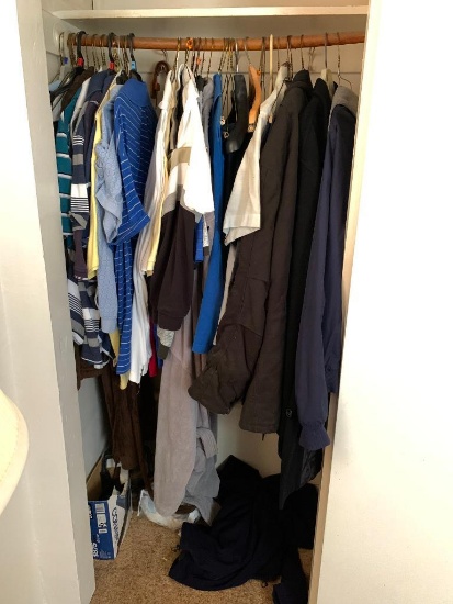 Closet Lot of Men's Misc Clothing Sizes L & XL - As Pictured