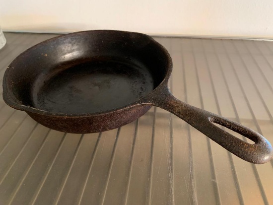 Cast Iron Skillet. This is 8" in Diameter - As Pictured